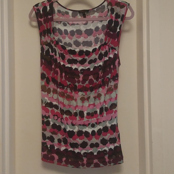 Escada Multicolored Viscose Stretch Top 38/8 - Picture 4 of 10